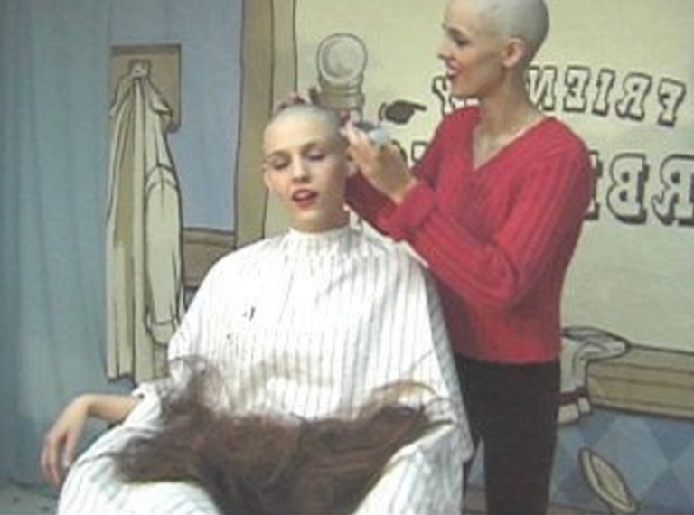 College student shaves her head and you won’t believe the reason.