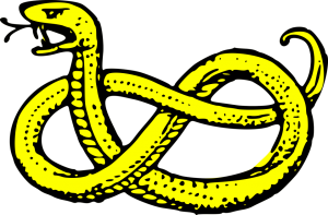 16241-illustration-of-a-yellow-snake-pv