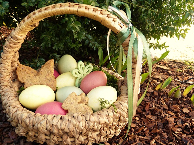 A Spring Equinox Basket -Picture from Pixabay - Public DOmain