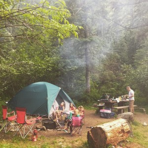 My family camping