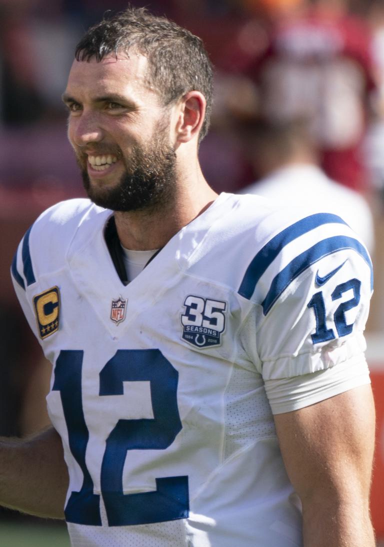 Andrew Luck Rejoins Football World in an Unlikely Way