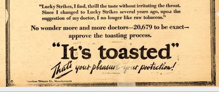 Via Stanford Research into the Impact of Tobacco Advertising