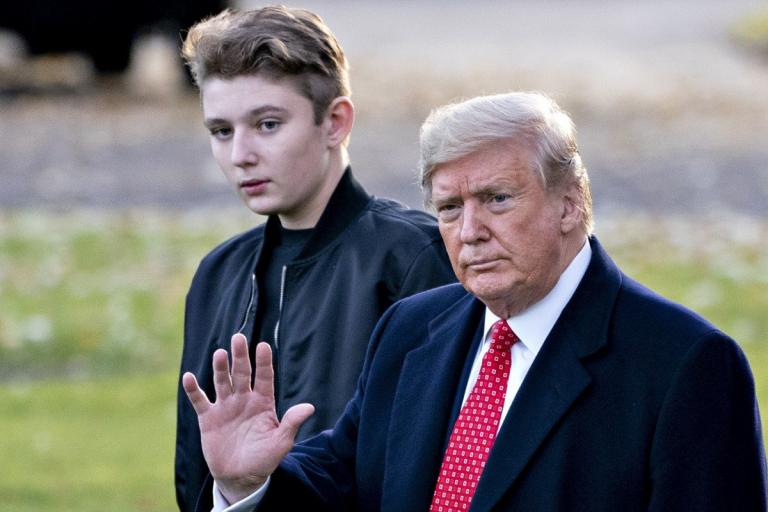 President Trump Demanded A Paternity Test For Barron Andrew Hall   Trump 768x512 