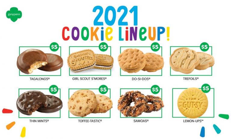2021 GS Cookie Lineup 