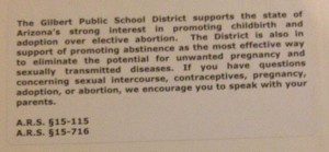 anti-choice sticker