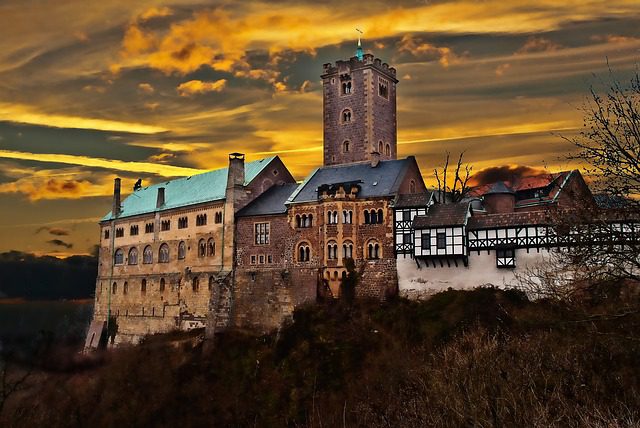 Luther Eisenach Wartburg Castle Thuringia Germany