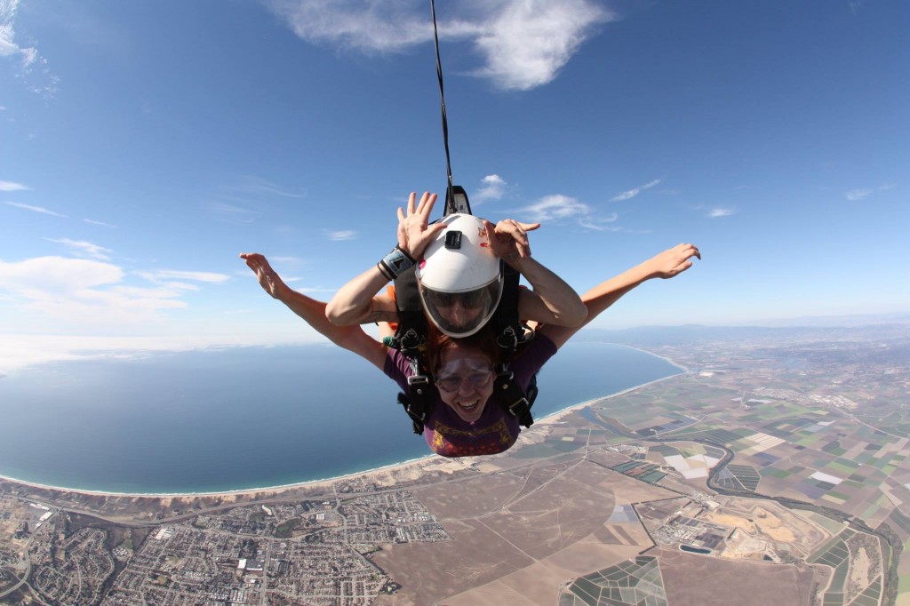 Soaring - literally. The prophecy offered a great excuse to go skydiving. 
