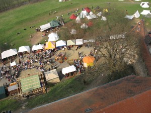 The medieval market we'll be visiting in Germany
