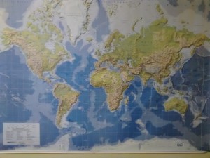 The world map