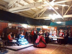Dickens Fair in San Francisco. My friend pointed out how most of the actors and performers at a *Christmas* event are Pagans. 