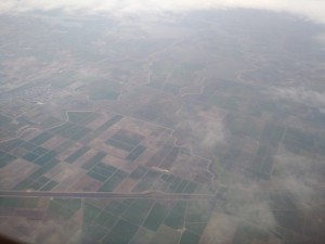 Fields in Eastern California/