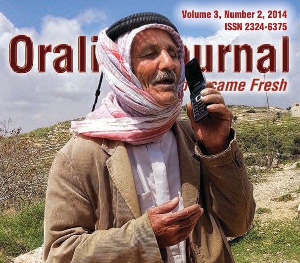 Orality Journal Cover Sept 2014