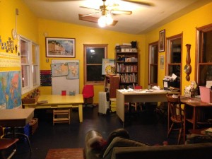 Clean school room.