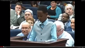 Nathaniel Gill attempting to reason with modern day Pharisees, who swallow a camel a strain out a gnat. Matthew 23:24