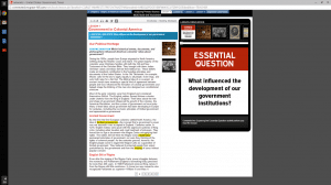 "During the 1600s, people from Europe migrated to North America, settling along the Atlantic Coast and inland. The great majority of the colonists were Christians familiar with both the Old and New Testament of the Christian Bible. They brought with them Judeo-Christian values and ideas derived from biblical law. These beliefs made an important contribution to the founding principles and documents of the United States. In the Old Testament, for example, Moses calls for the law to apply equally to all people, even kings, and sets forth rules for a fair trial. The biblical idea of a covenant, an ancient Jewish term meaning a special kind of agreement between people and God, influenced the formation of colonial governments and helped shape the thinking of the men who designed our constitutional structure."