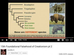 Still from The 15th Foundational Falsehood of Creationism.