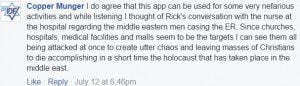 That is a confused mess to be paranoid about.