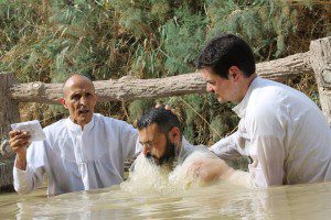 Baptism in the River Jordan