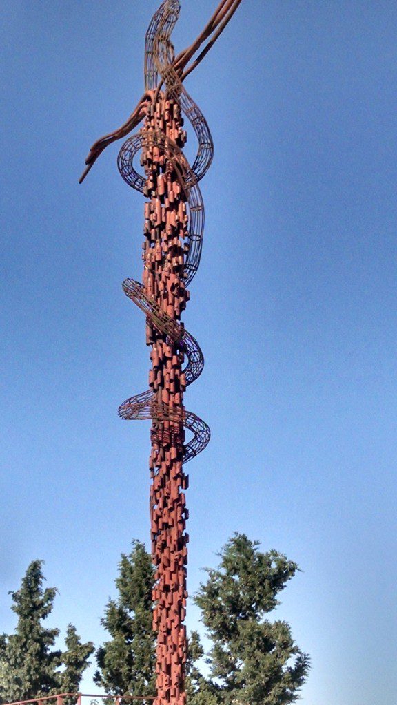 Mt Nebo, where Moses staff is forever immortalized. Photo by D. Rupert