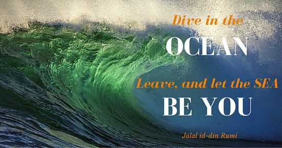 Dive in the Ocean Rumi