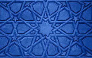 Old Wooden Door Detail - Blue version
