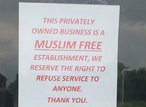 Muslim Free Sign 2