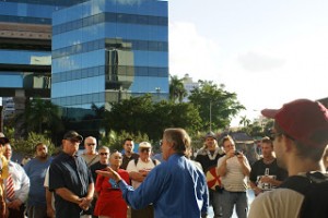 Speaking At Occupy Fort Lauderdale meeting