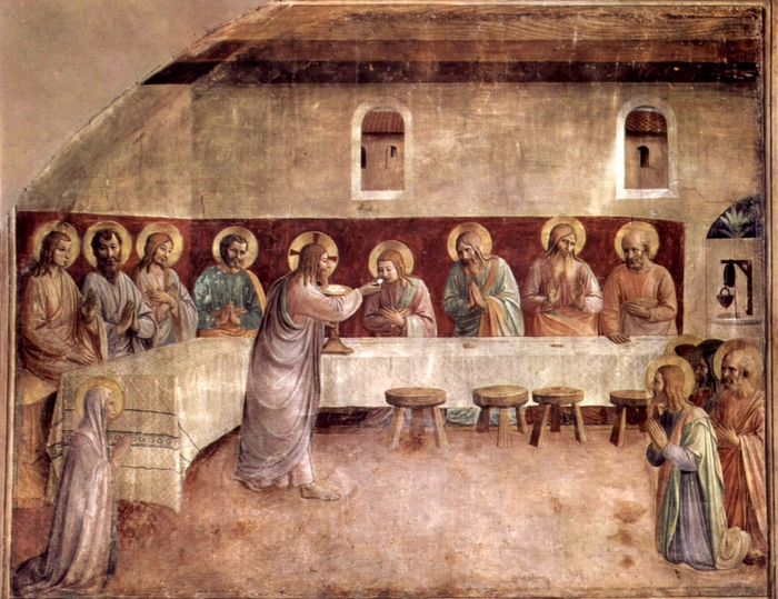 Last Supper, 1450 Fra_Angelico, Florence, Italy  Vanderbilt