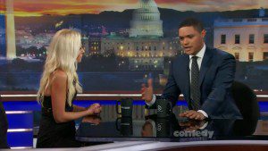 Tomi Lehren on the Daily Show with Trevor Noah