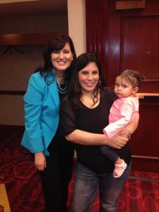 Astrid, me and my grand daughter Aaliyah! It was a great way to start the day.