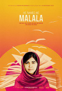HE NAMED ME MALALA is an intimate portrait of Malala Yousafzai, who was wounded when Taliban gunmen opened fire on her and her friends’ school bus in Pakistan’s Swat Valley. The then 15-year-old teenager, who had been targeted for speaking out on behalf of girls’ education in her region of Swat Valley in Pakistan, was shot in the head, sparking international media outrage. An educational activist in Pakistan, Yousafzai has since emerged as a leading campaigner for the rights of children worldwide and in December 2014, became the youngest-ever Nobel Peace Prize Laureate.