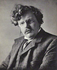 Gilbert Keith (G. K.) Chesterton. Photo credit: Ernest Herbert Mills - National Portrait Gallery via wikipedia.org / Public Domain