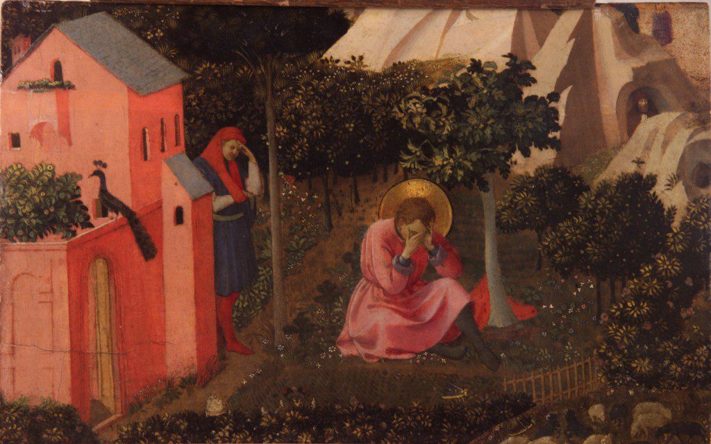 La conversion de Saint Augustin. Photo credit: Fra Angelico c. 1395 – February 18, 1455) via Wikipedia.org / This image is in the Public Domain