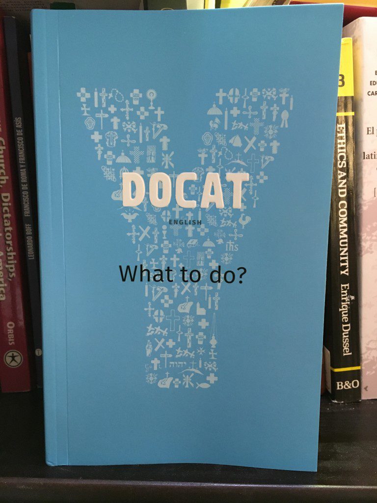 A copy of the DOCAT in English.