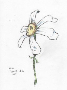 Daisy--a preliminary drawing by moi.