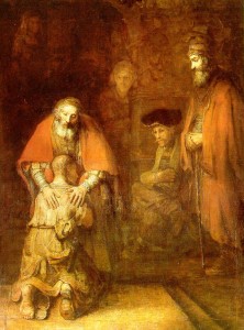 Rembrandt painting of prodigal son