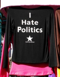 I Hate Politics T-shirt