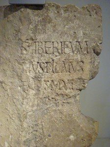 First century inscription with the name of Pontius Pilate