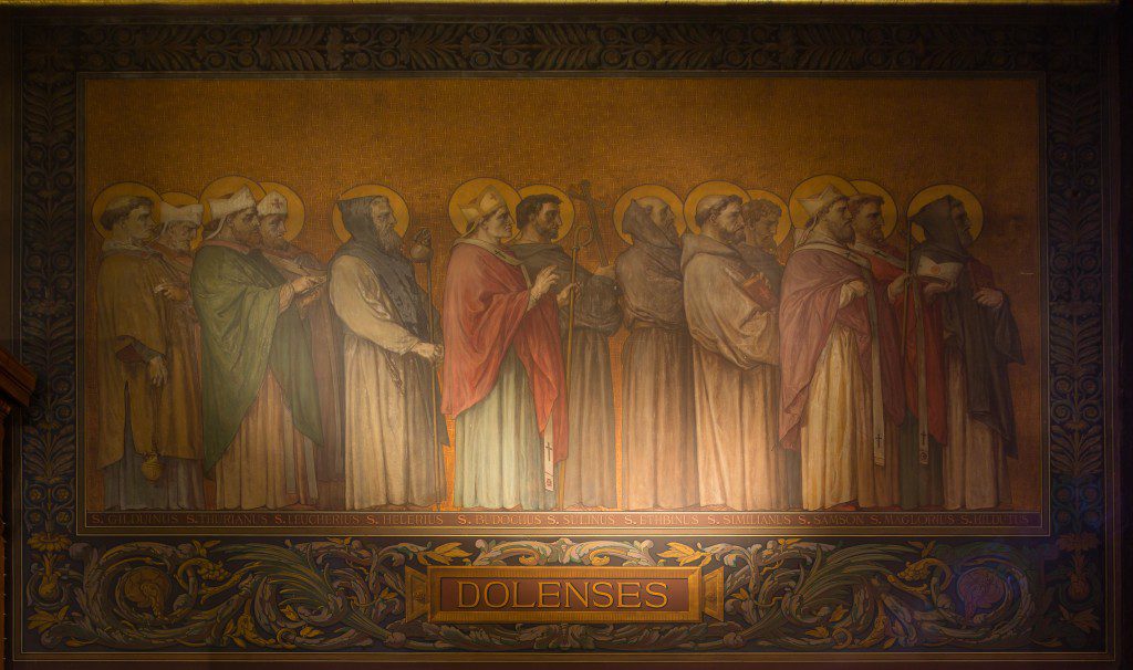 Procession des saints de Bretagne - diocèse de Dol, cathédrale