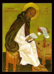 Columcille, badass and white martyr.