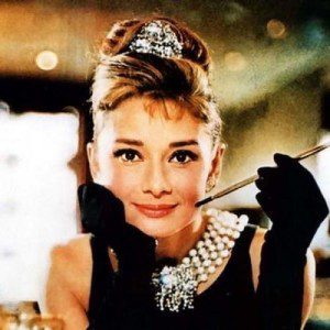 Audrey as Holly Golightly in Breakfast at Tiffany's