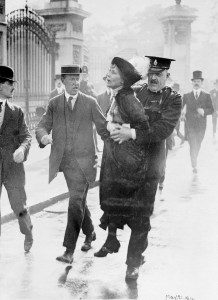 suffragette arrested, 1914, wiki commons