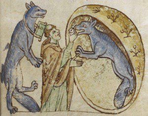 Giving the eucharist to a werewolf is totally above board, as long as the werewolf hasn't been divorced and remarried.