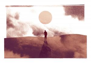 Art by the arid and desert-like Brian C. Jocks.