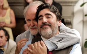 Ben (John Lithgow) and George (Alfred Molina) at their wedding reception