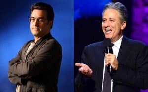 Maziar Bahari (the real one) and Jon Stewart