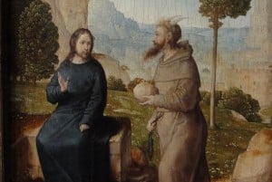 Jesus and the Tempter, Juan  de Flandes