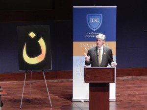 U.S. Rep. Jeff Fortenberry speaking about ISIS genocide (Photo Credit: Faith McDonnell)