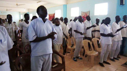 Prison worship service in Sudan (Leaked photo)