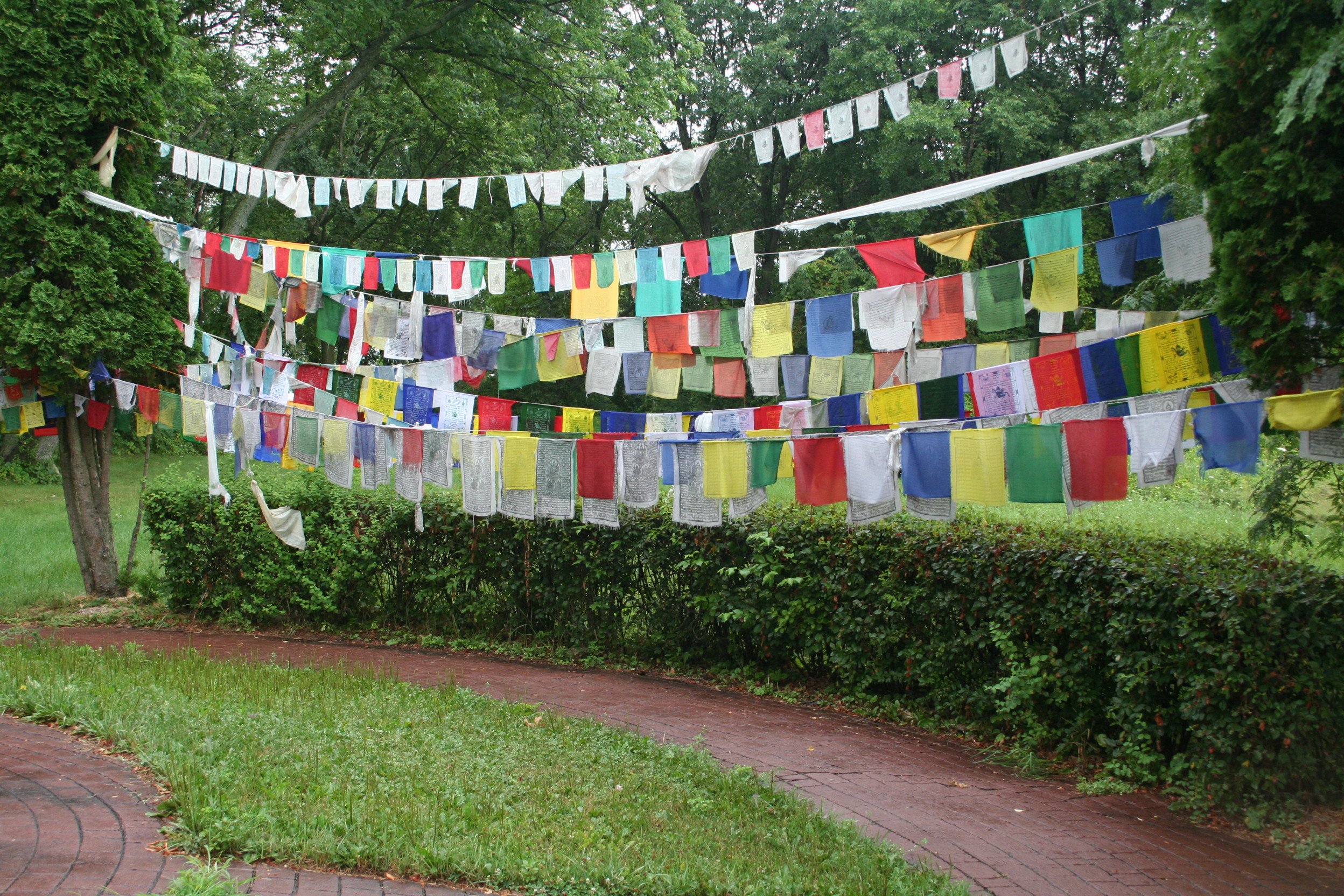 Tibetan prayer flags